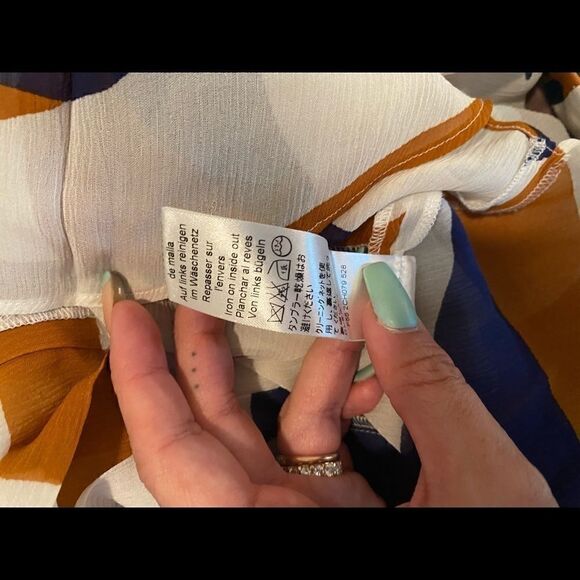 [kenzo] archive pleated high- low hem blouse. #7 - Picture 10 of 12